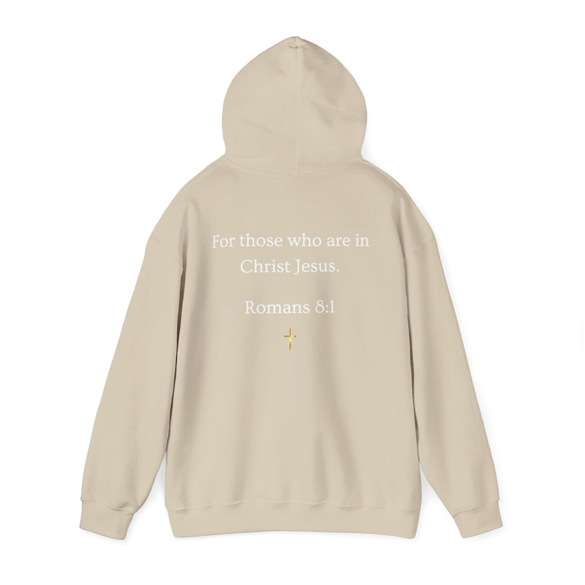 No Condemnation Hoodie — Romans 8:1 Christian Faith Sweatshirt