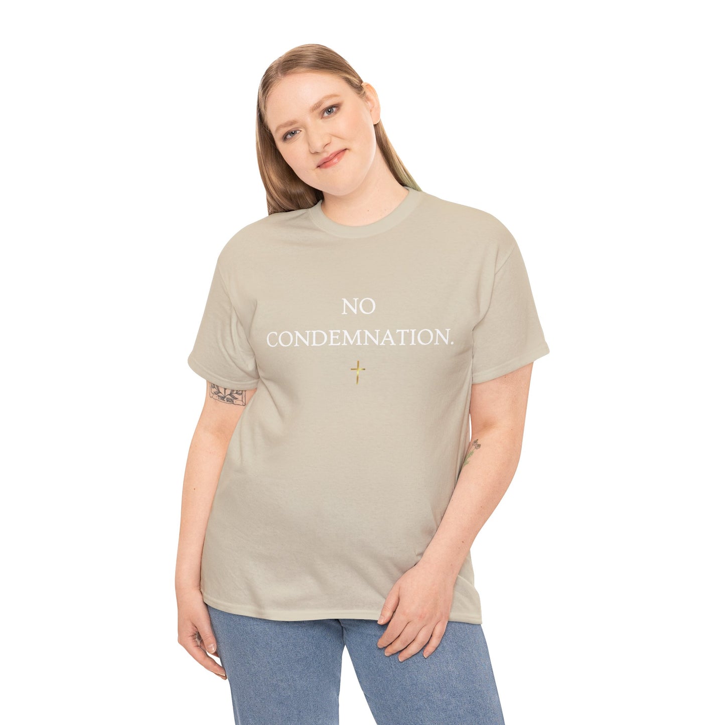"No Condemnation" Romans 8:1 Bible Verse Shirt