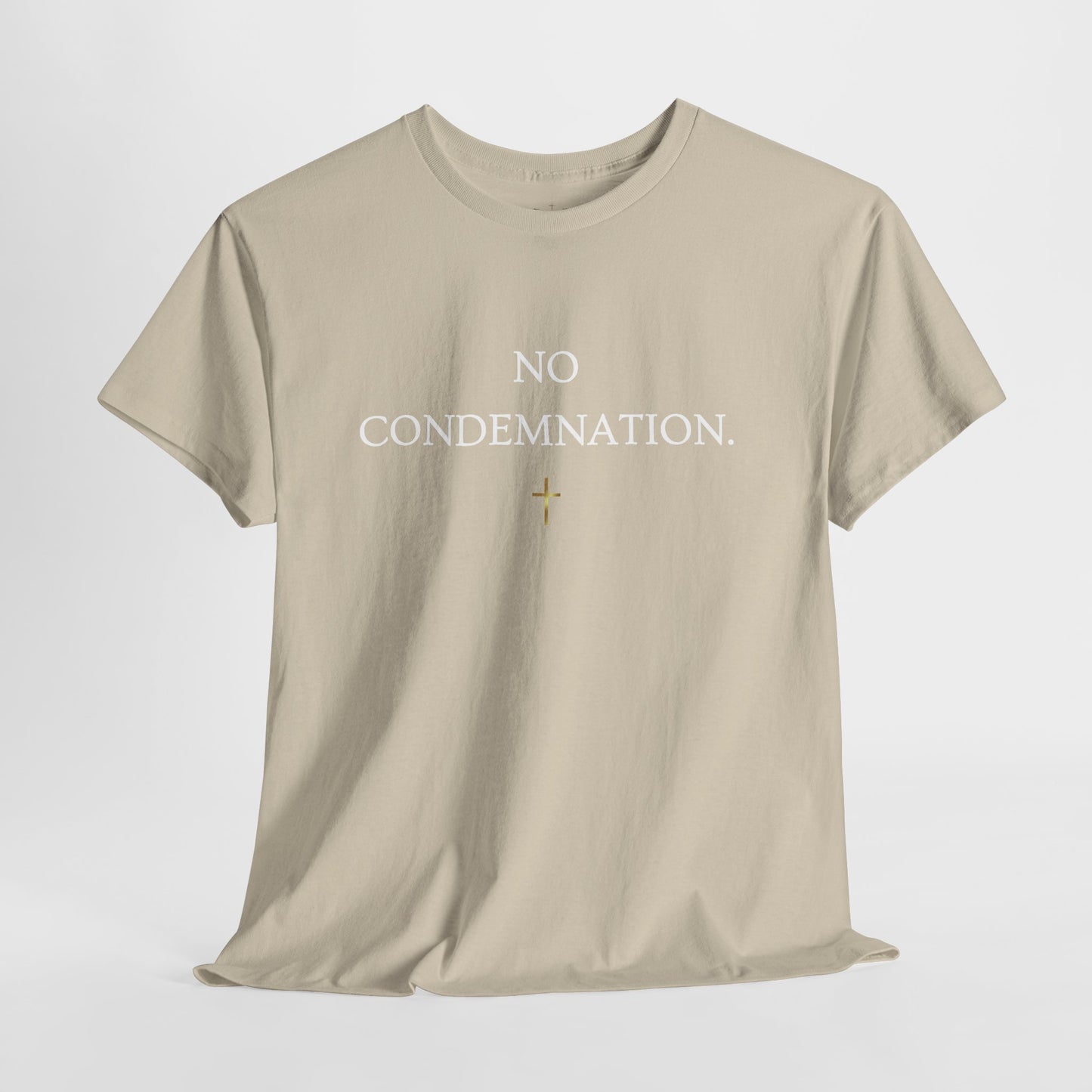 "No Condemnation" Romans 8:1 Bible Verse Shirt