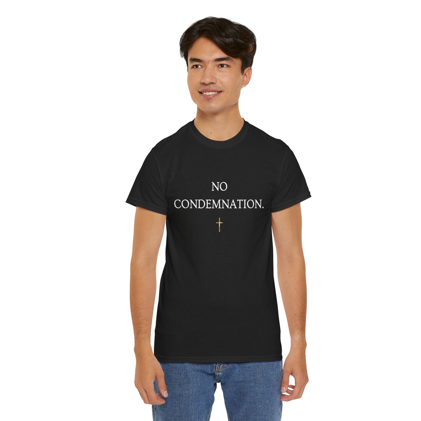 "No Condemnation" Romans 8:1 Bible Verse Shirt