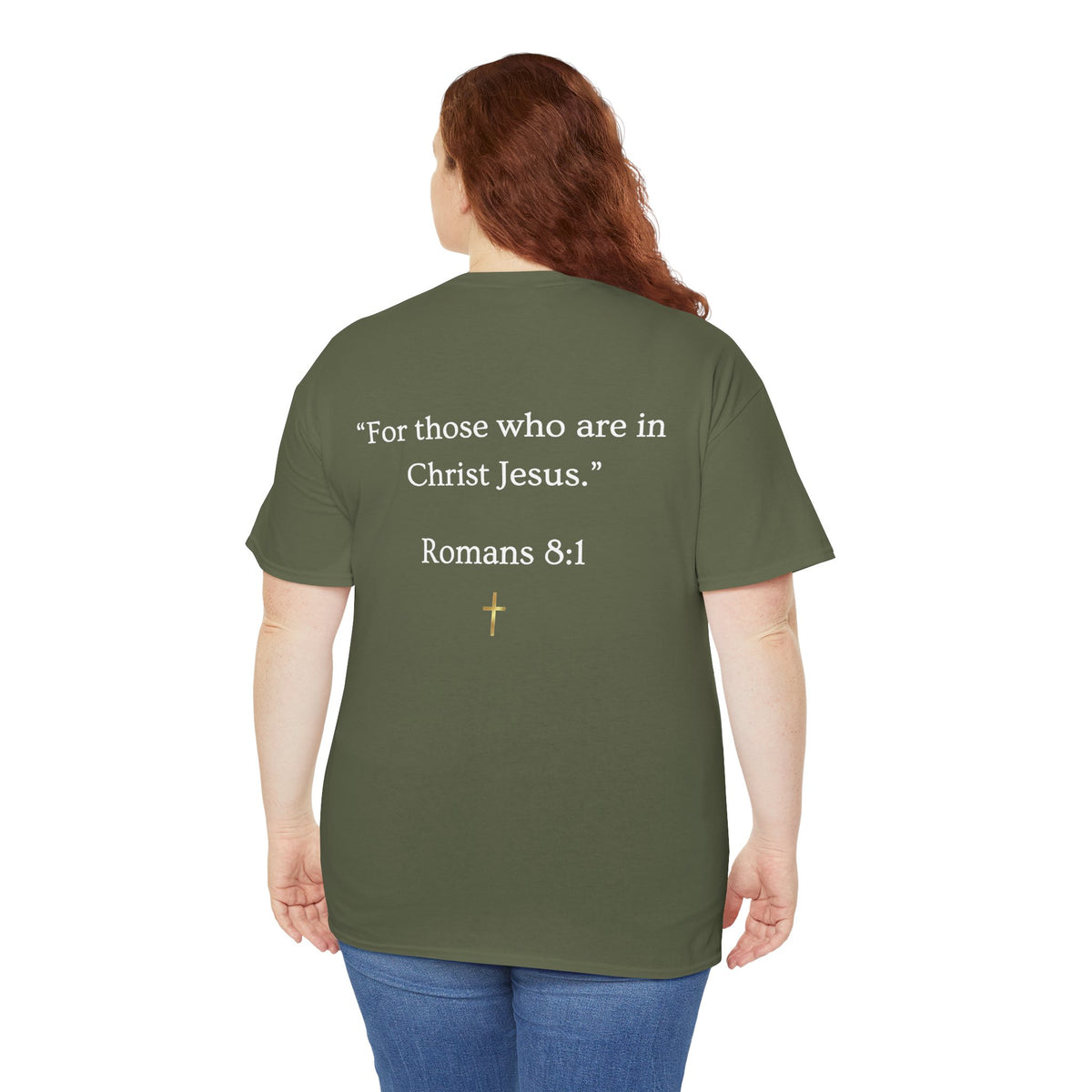 "No Condemnation" Romans 8:1 Bible Verse Shirt