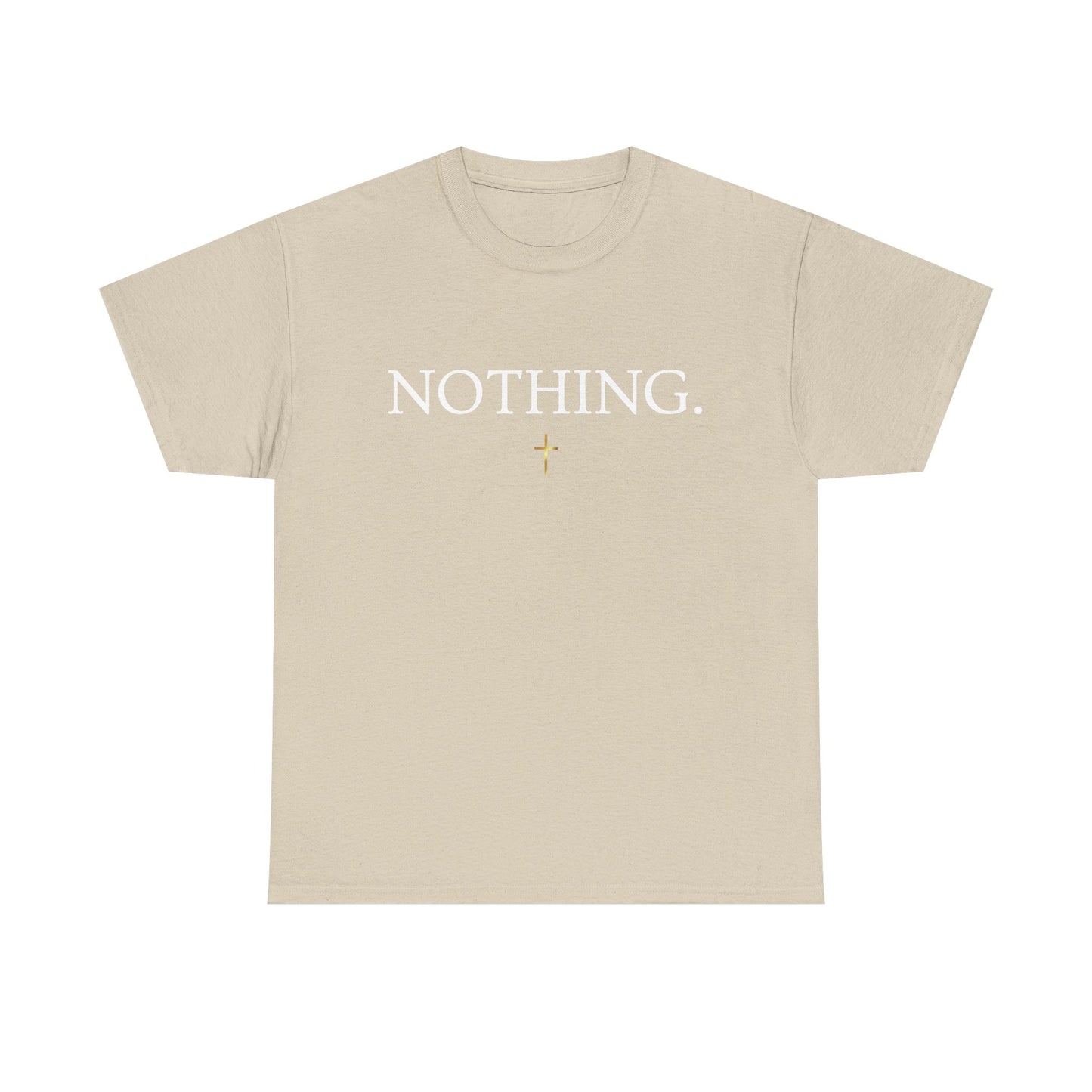 NOTHING. Graphic Tee — Romans 8:38-39 Scripture Back Print