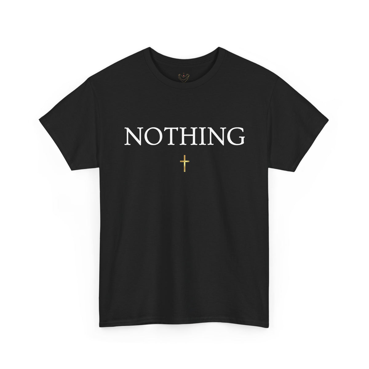 NOTHING. Graphic Tee — Romans 8:38-39 Scripture Back Print
