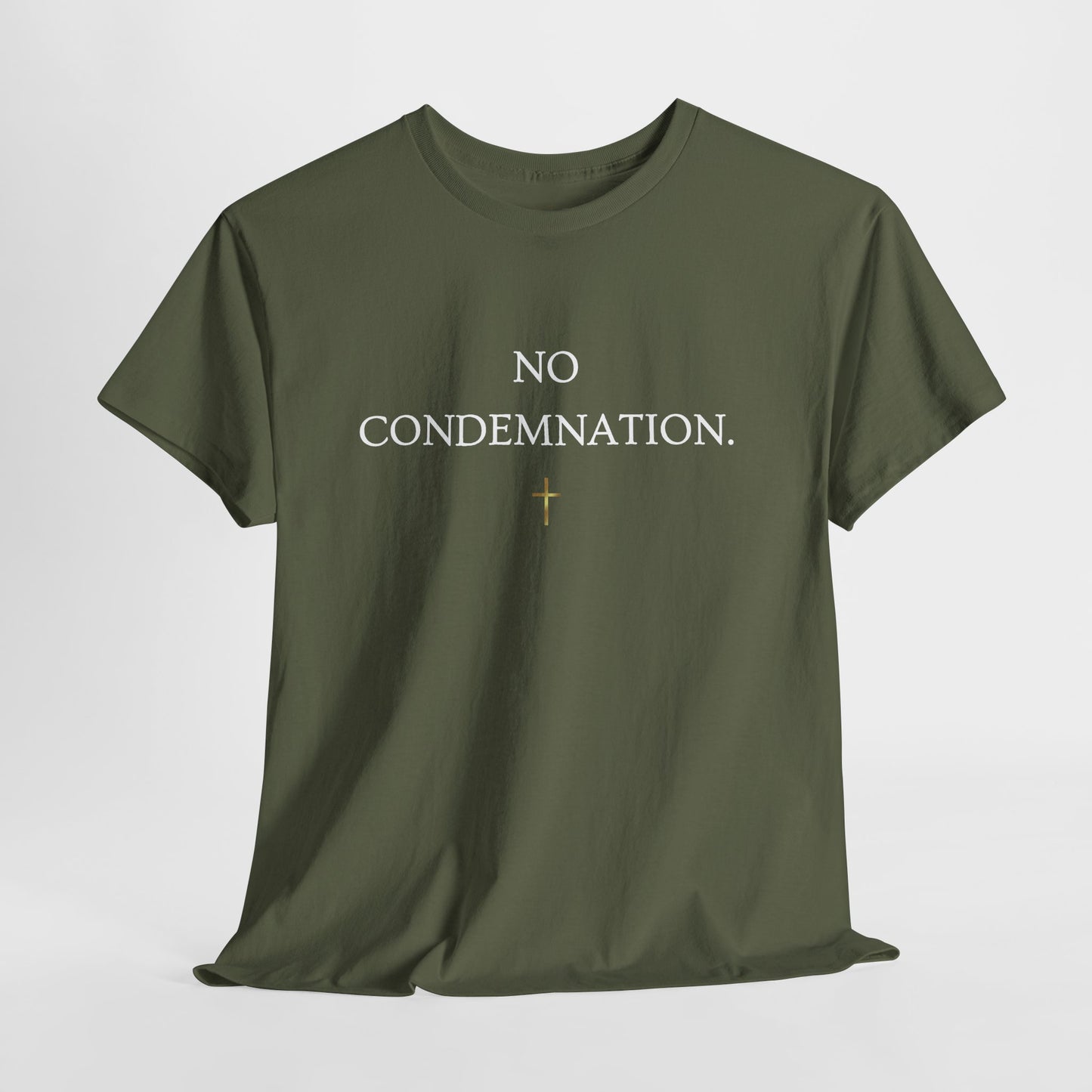 "No Condemnation" Romans 8:1 Bible Verse Shirt
