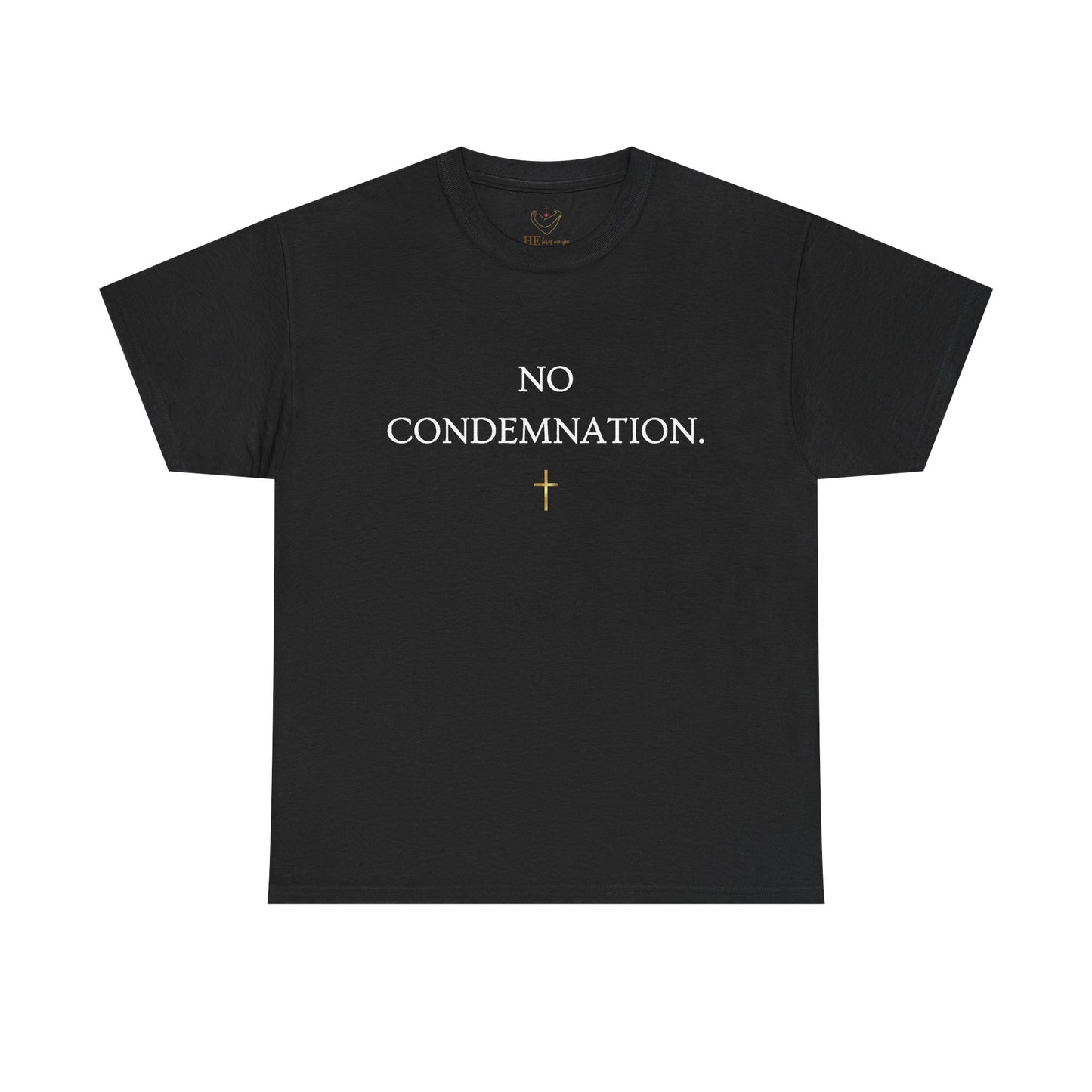 "No Condemnation" Romans 8:1 Bible Verse Shirt