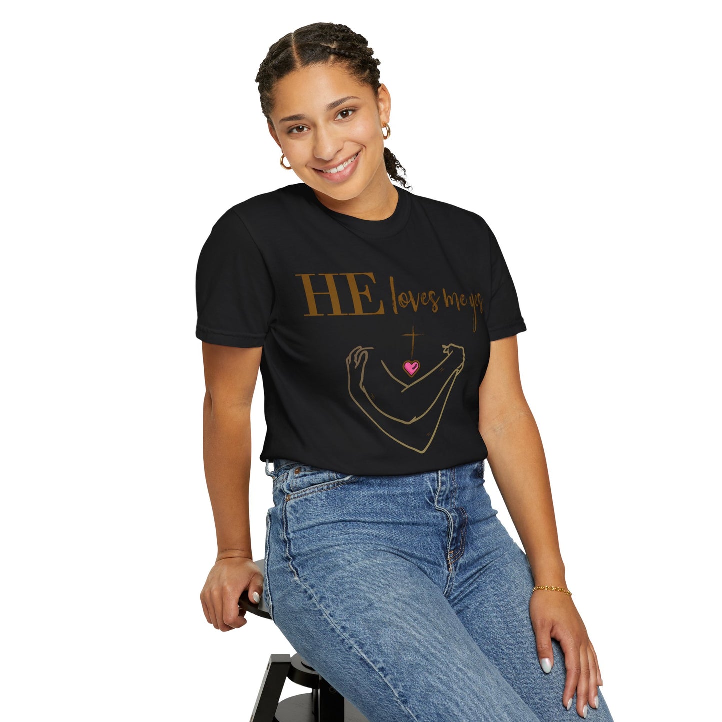 HE Loves Me Yes T-Shirt — Graphic Tee