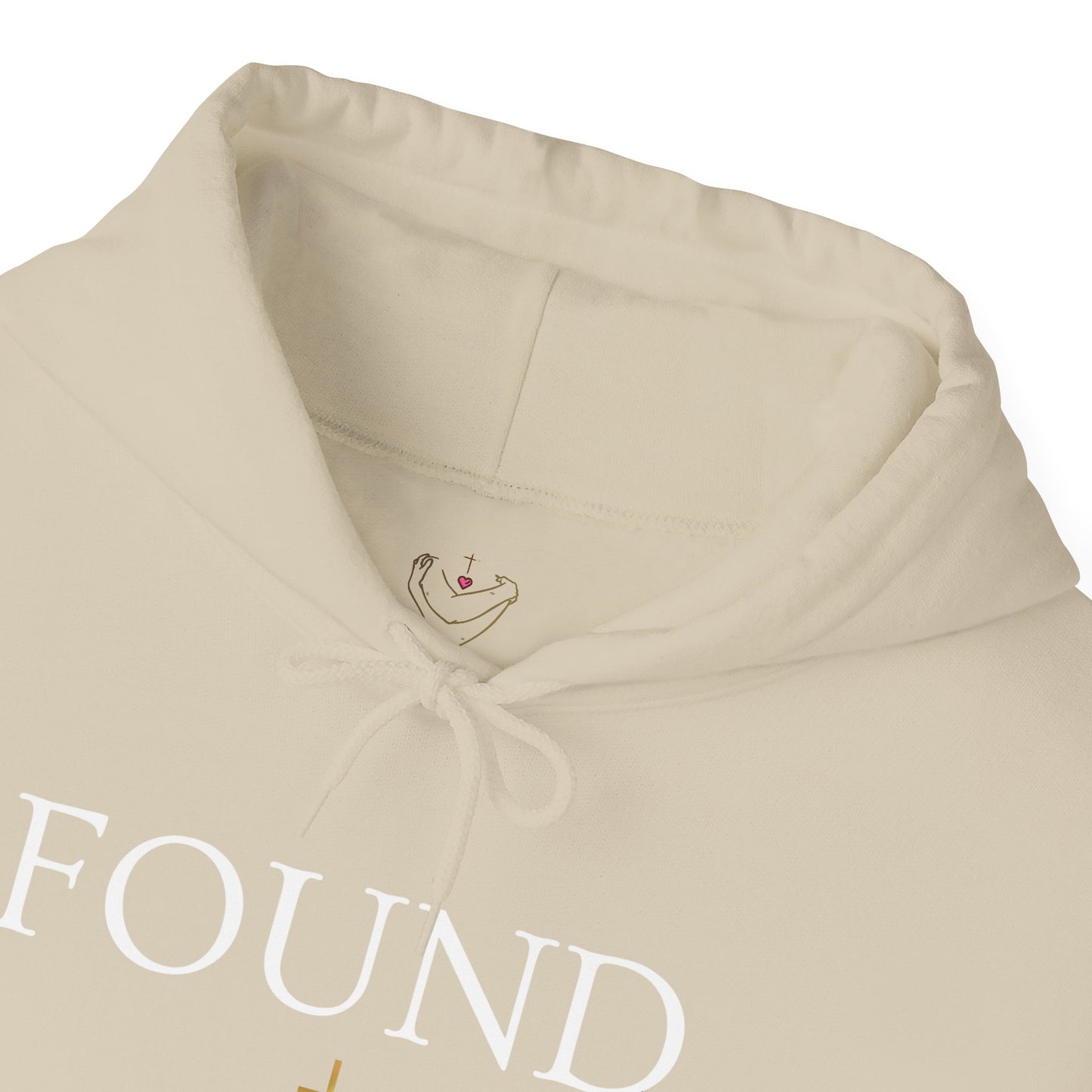 Found. Christian Hoodie — "For the Son of Man...to save the lost" Luke 19:10 Faith Pullover