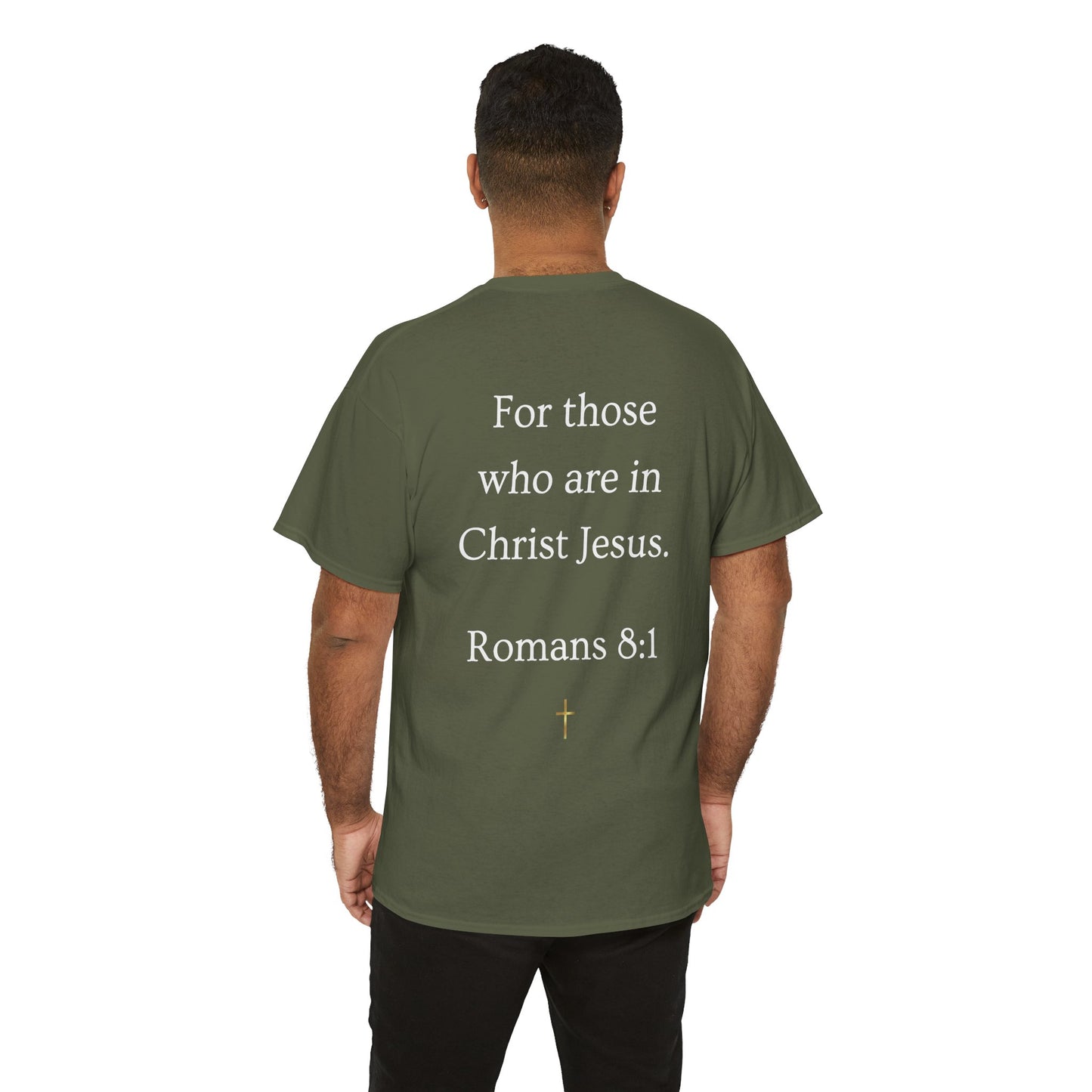 "No Condemnation" Romans 8:1 Bible Verse Shirt