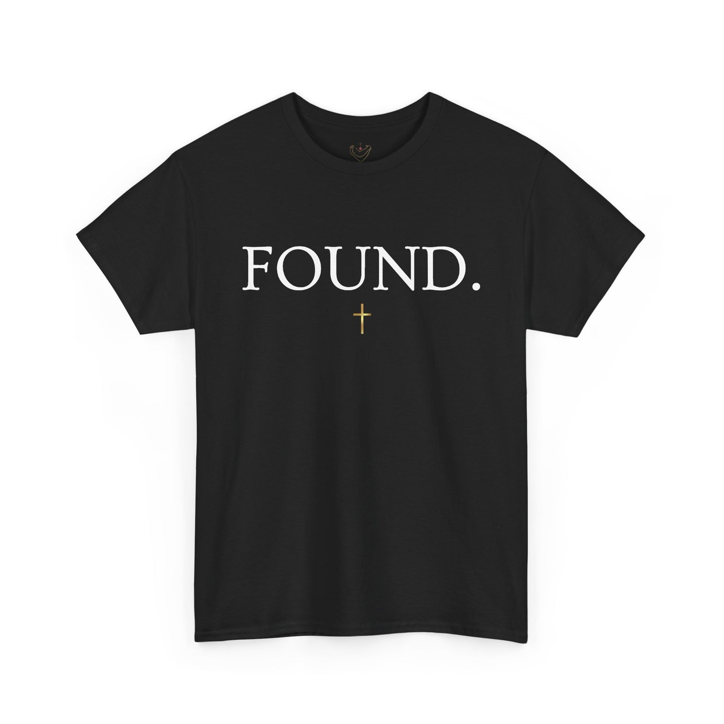 FOUND. Christian T-Shirt — Luke 19:10 Scripture Tee
