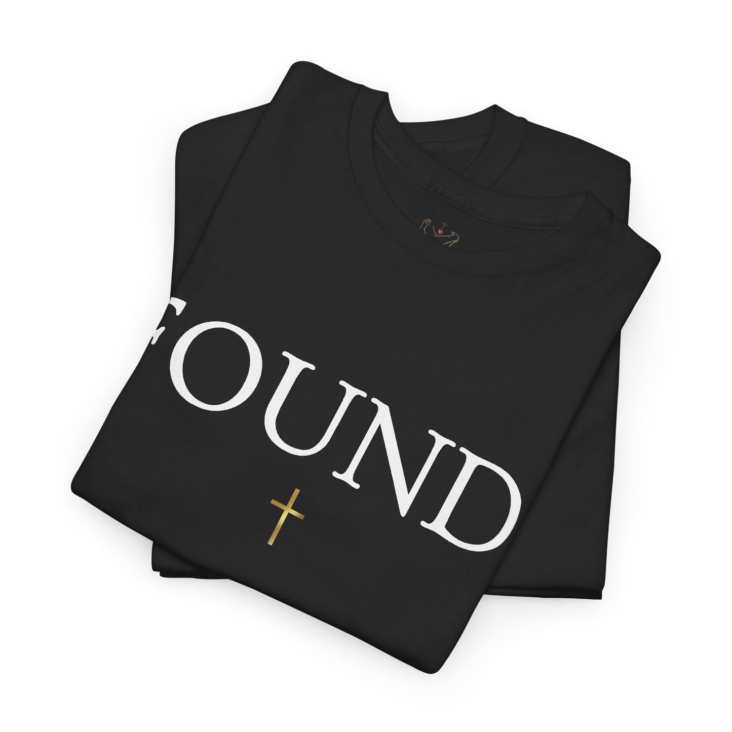 FOUND. Christian T-Shirt — Luke 19:10 Scripture Tee