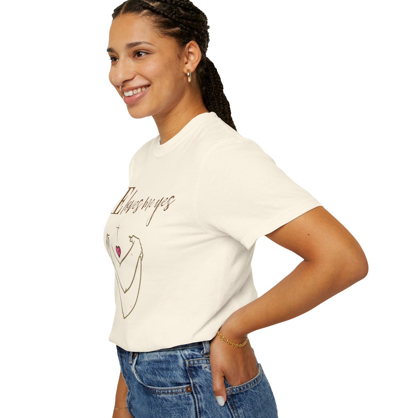 HE Loves Me Yes T-Shirt — Graphic Tee