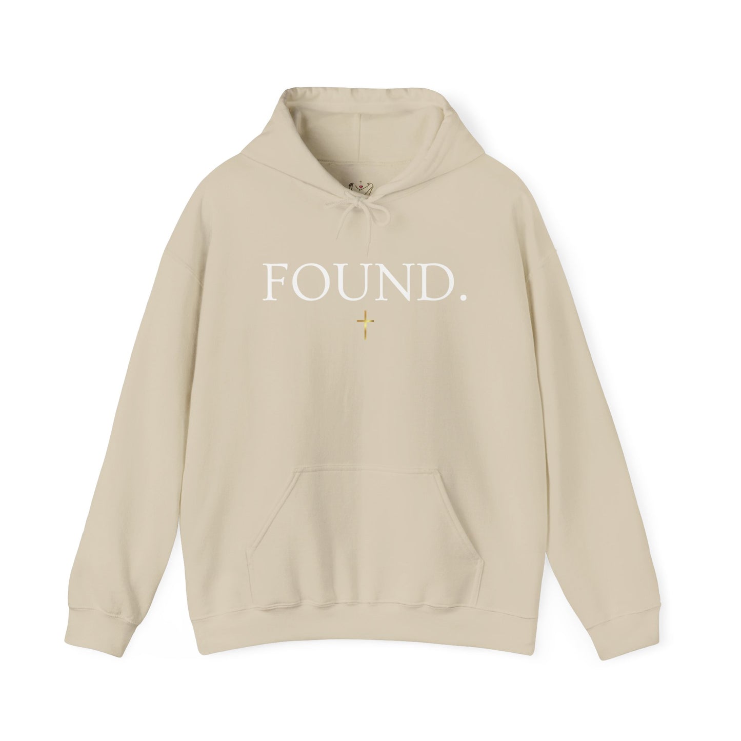 Found. Christian Hoodie — "For the Son of Man...to save the lost" Luke 19:10 Faith Pullover