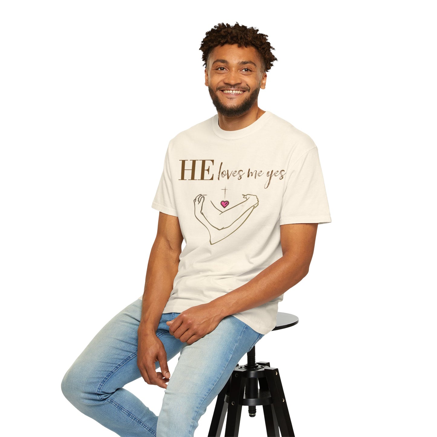 HE Loves Me Yes T-Shirt — Graphic Tee