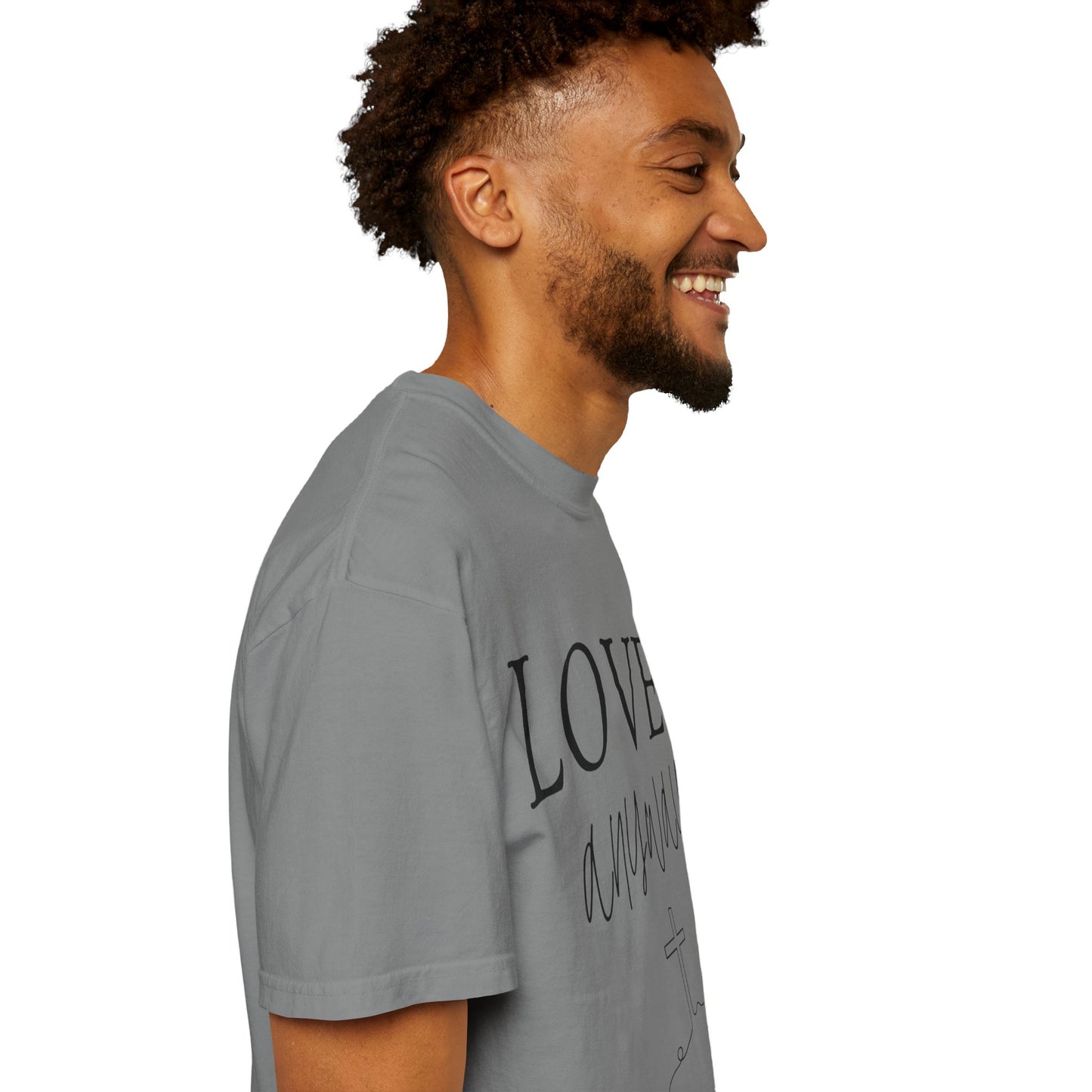 Loved Anyway T-Shirt — Christian Faith Tee with Cross