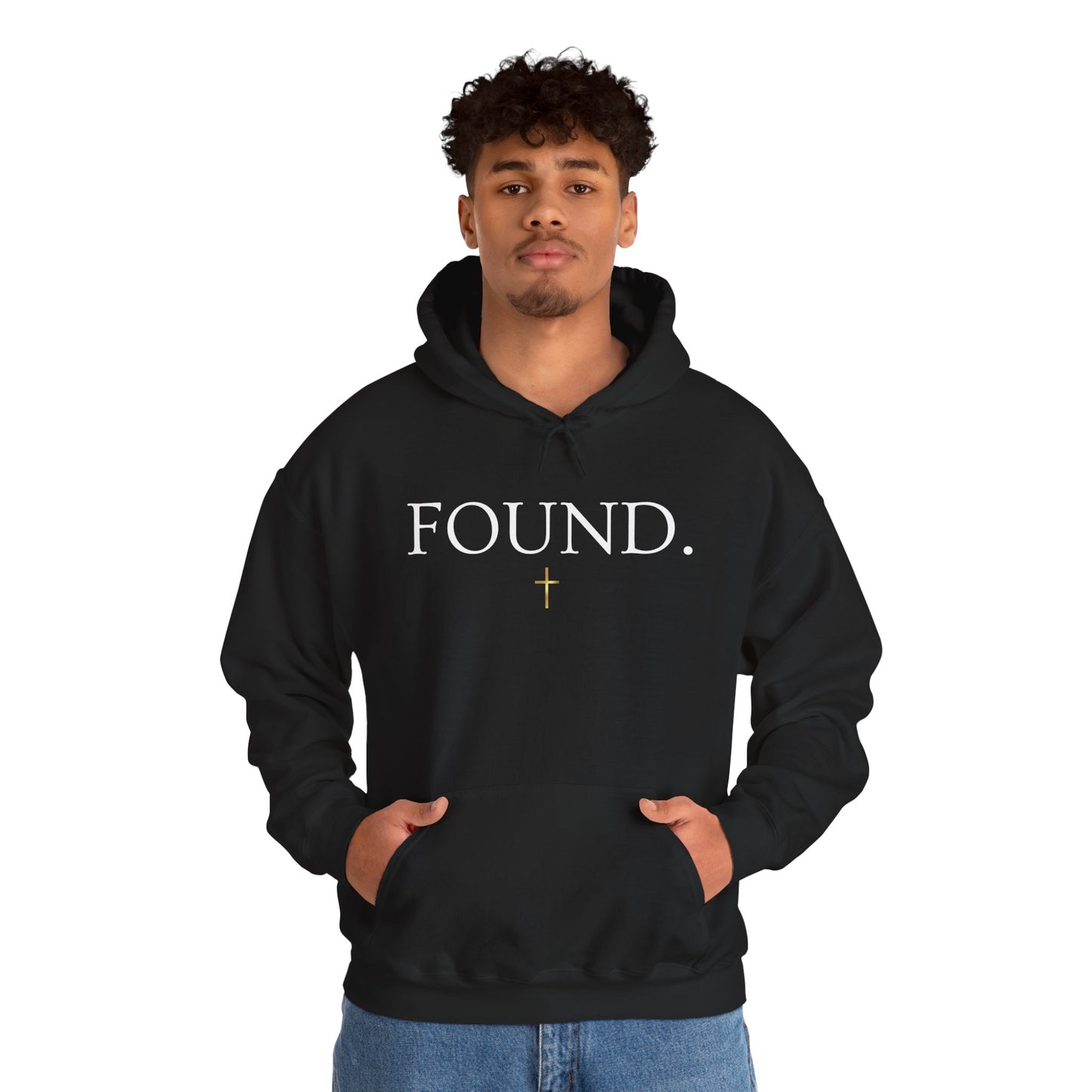 Found. Christian Hoodie — "For the Son of Man...to save the lost" Luke 19:10 Faith Pullover