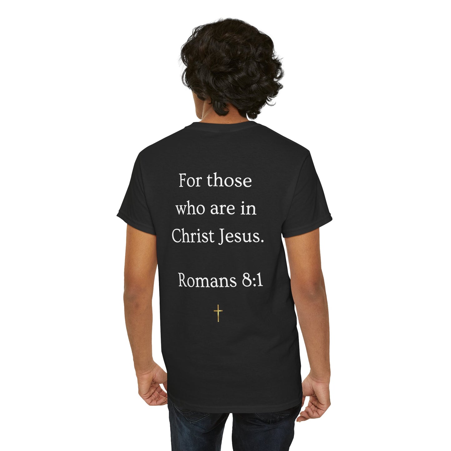"No Condemnation" Romans 8:1 Bible Verse Shirt