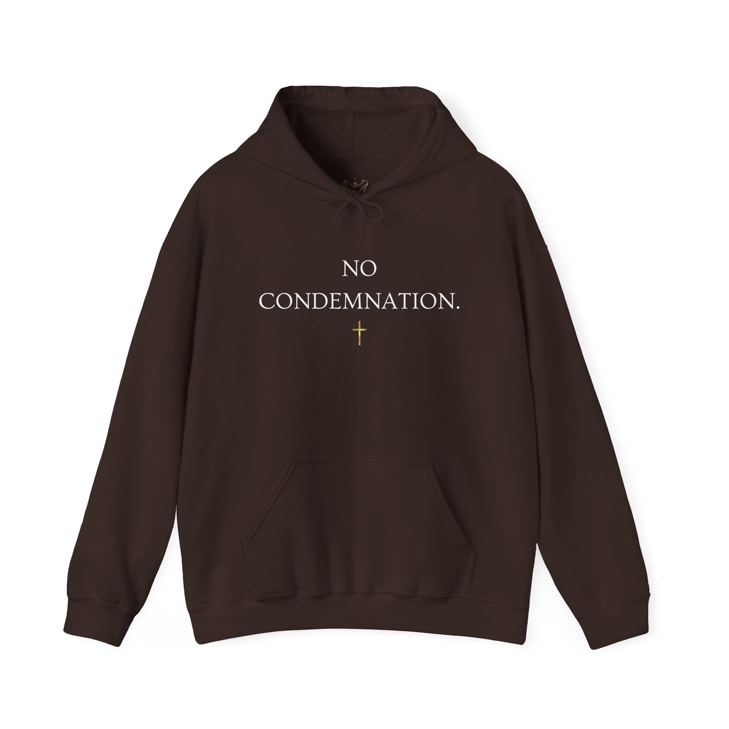 No Condemnation Hoodie — Romans 8:1 Christian Faith Sweatshirt