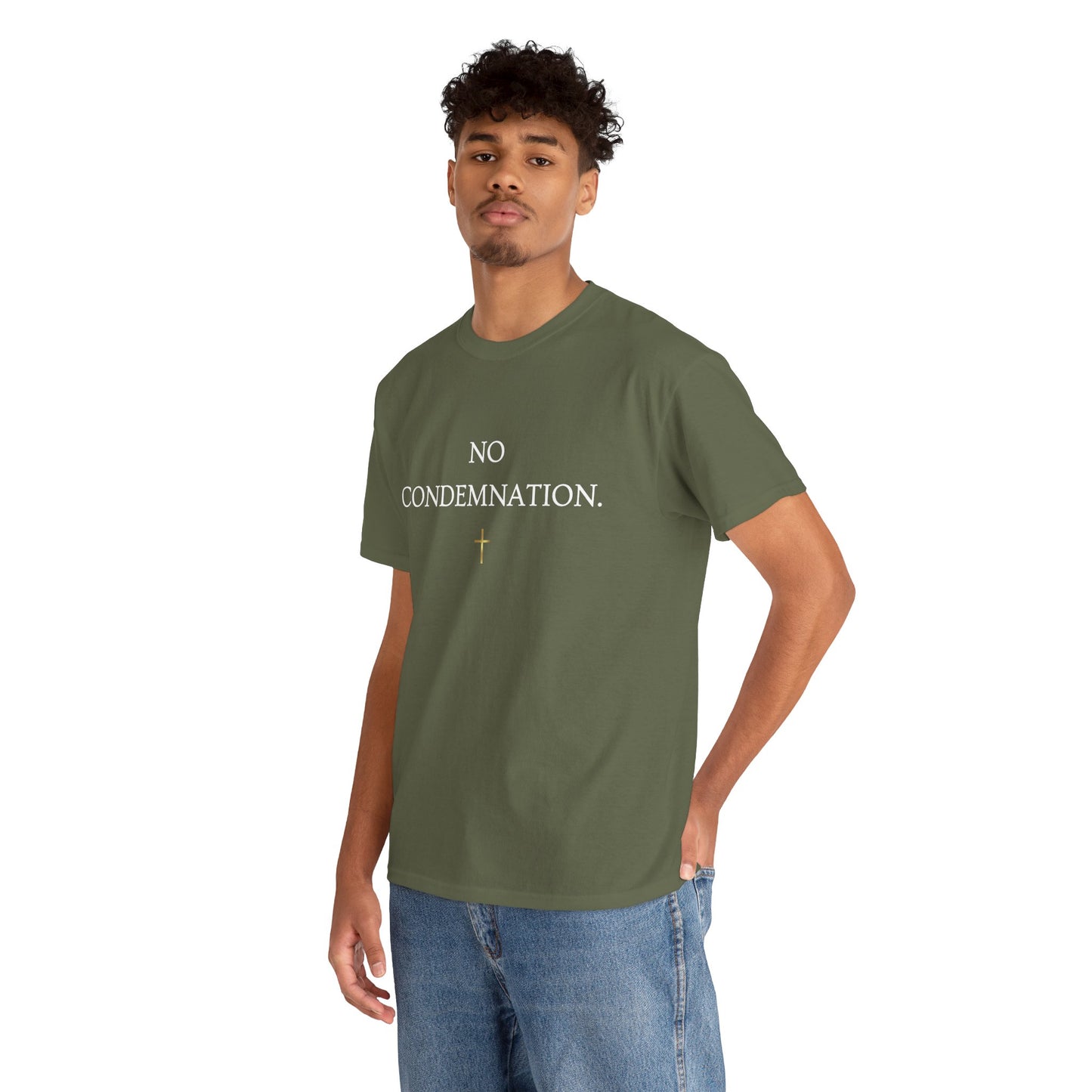 "No Condemnation" Romans 8:1 Bible Verse Shirt