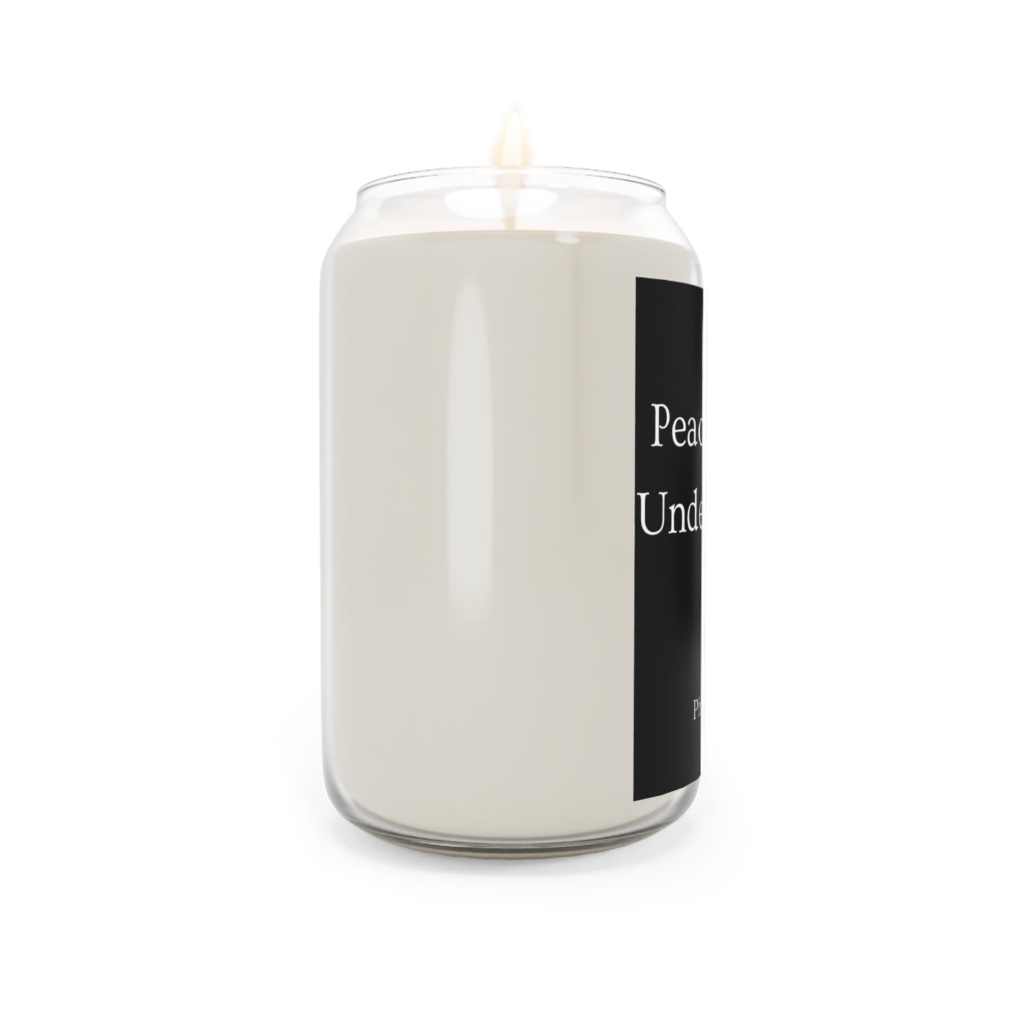 Peace Beyond Understanding Soy Candle — Philippians 4:7 Scented Prayer Candle
