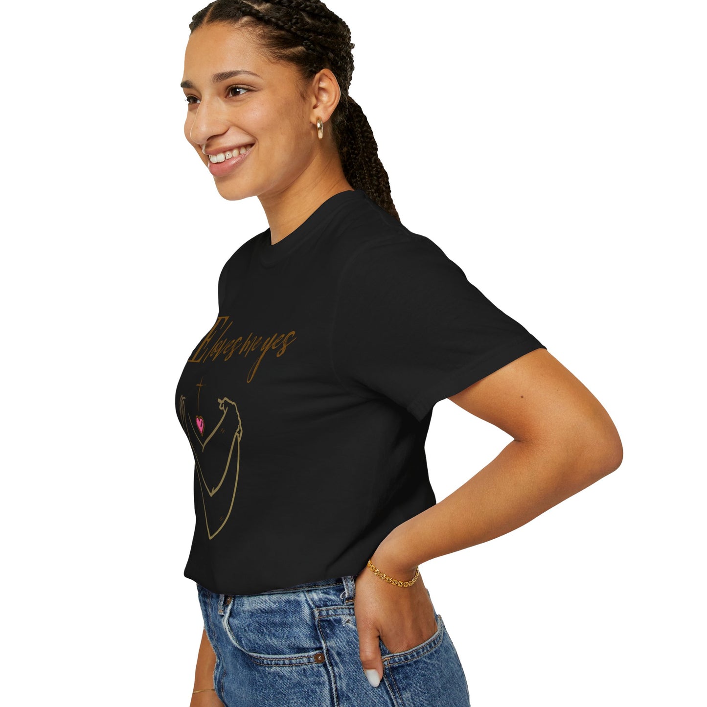 HE Loves Me Yes T-Shirt — Graphic Tee