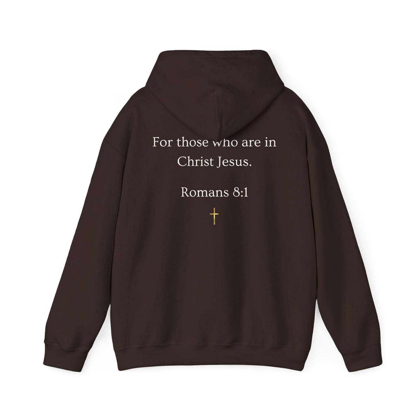 No Condemnation Hoodie — Romans 8:1 Christian Faith Sweatshirt