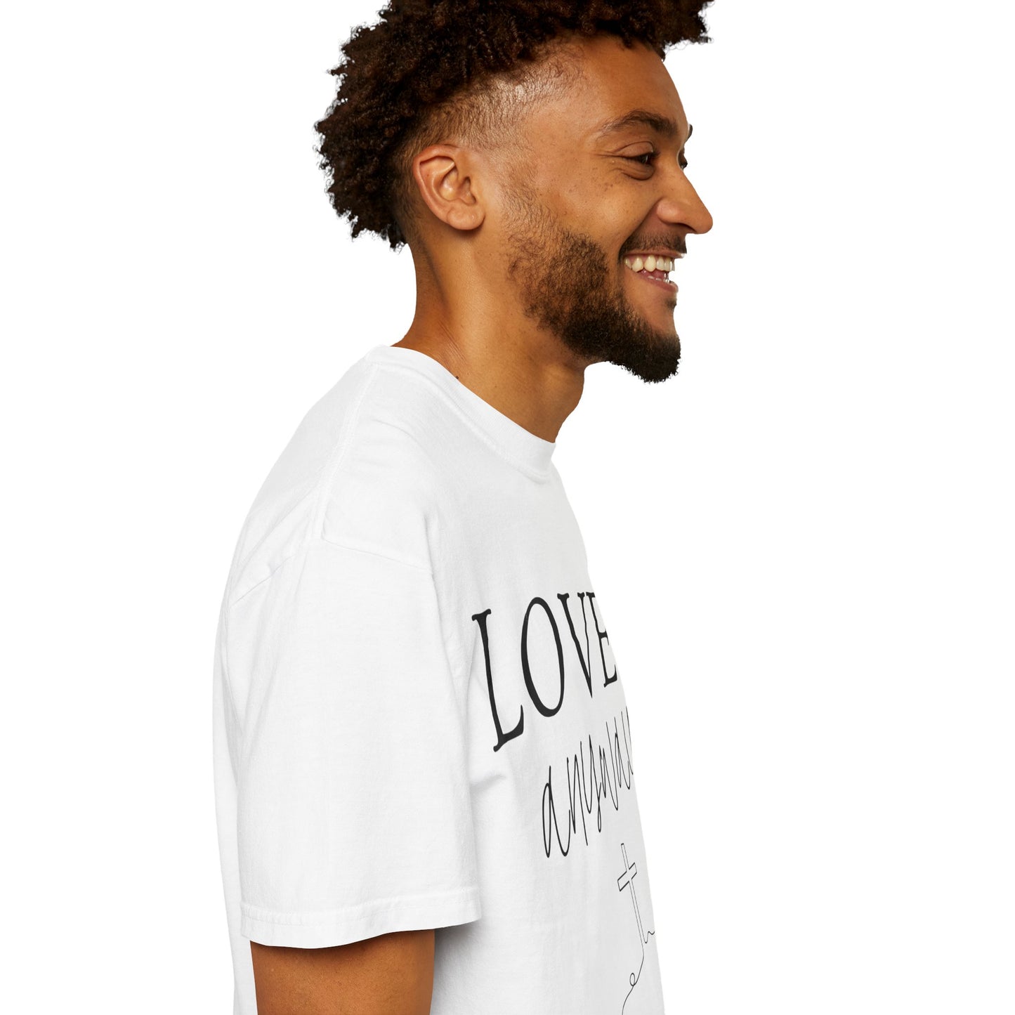 Loved Anyway T-Shirt — Christian Faith Tee with Cross