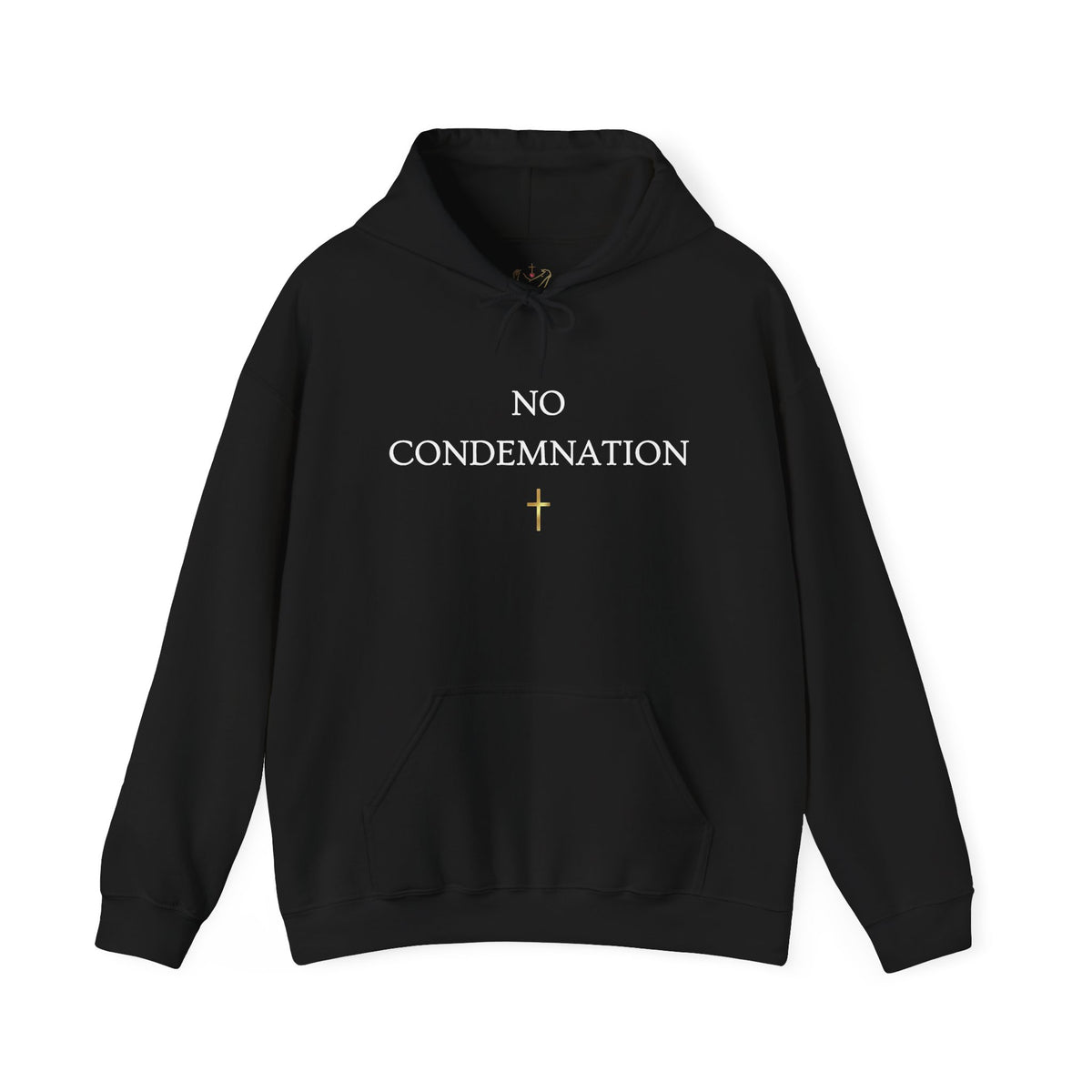 No Condemnation Hoodie — Romans 8:1 Christian Faith Sweatshirt