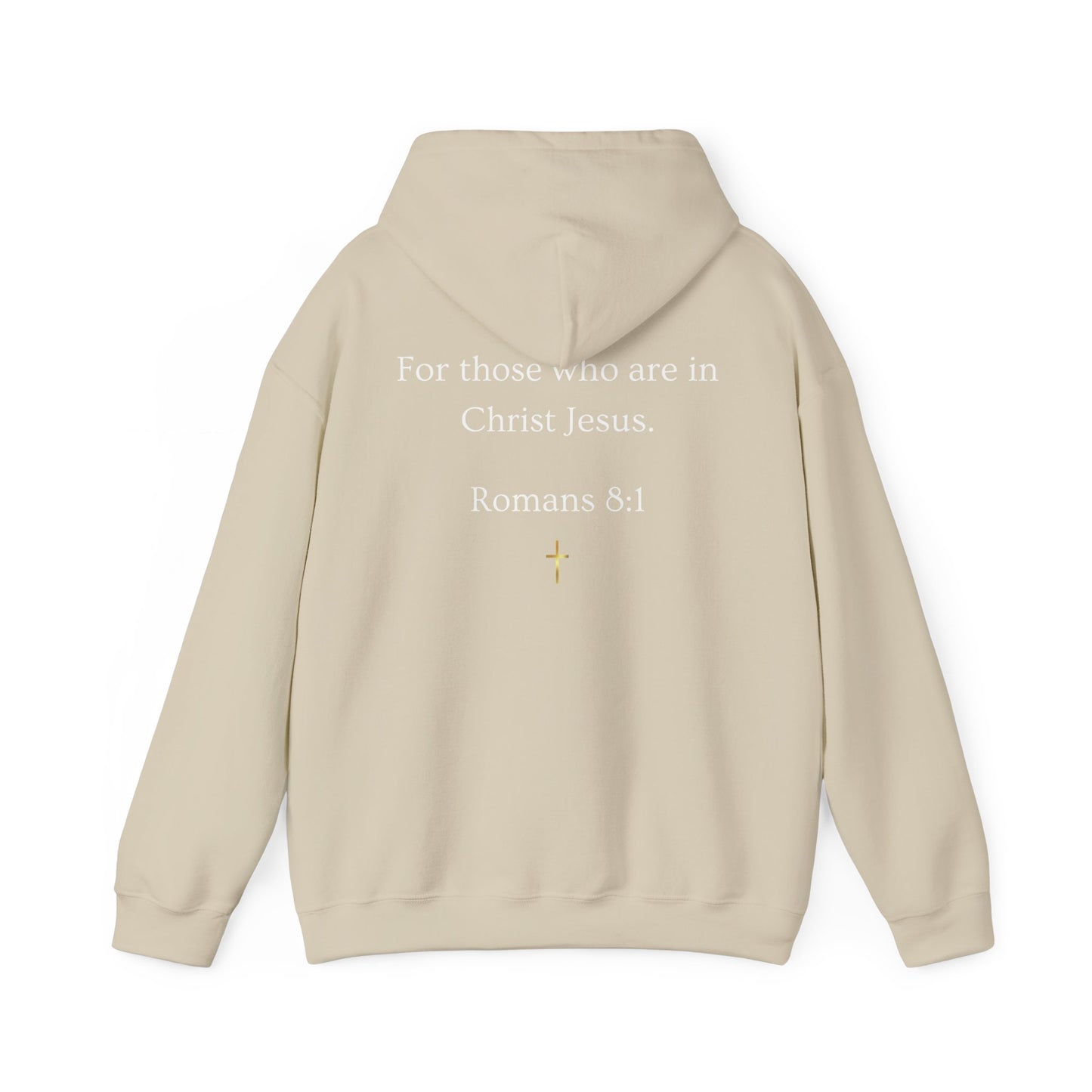 No Condemnation Hoodie — Romans 8:1 Christian Faith Sweatshirt