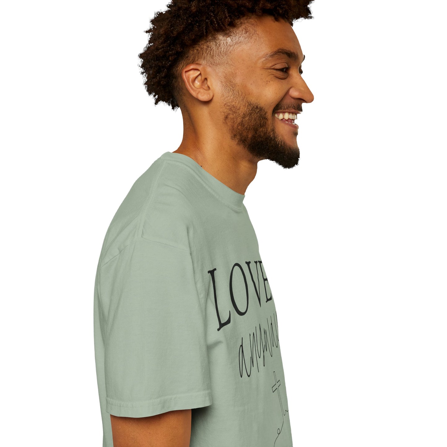 Loved Anyway T-Shirt — Christian Faith Tee with Cross