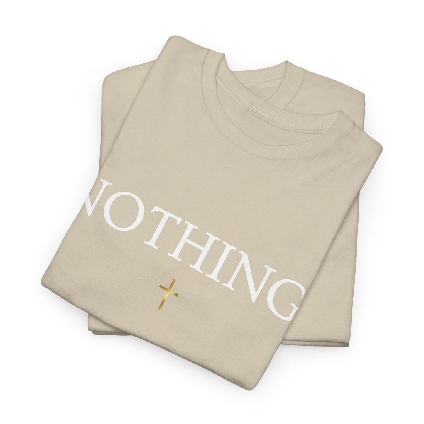 NOTHING. Graphic Tee — Romans 8:38-39 Scripture Back Print