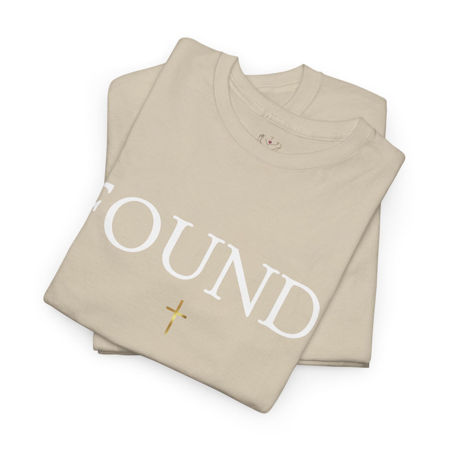 FOUND. Christian T-Shirt — Luke 19:10 Scripture Tee