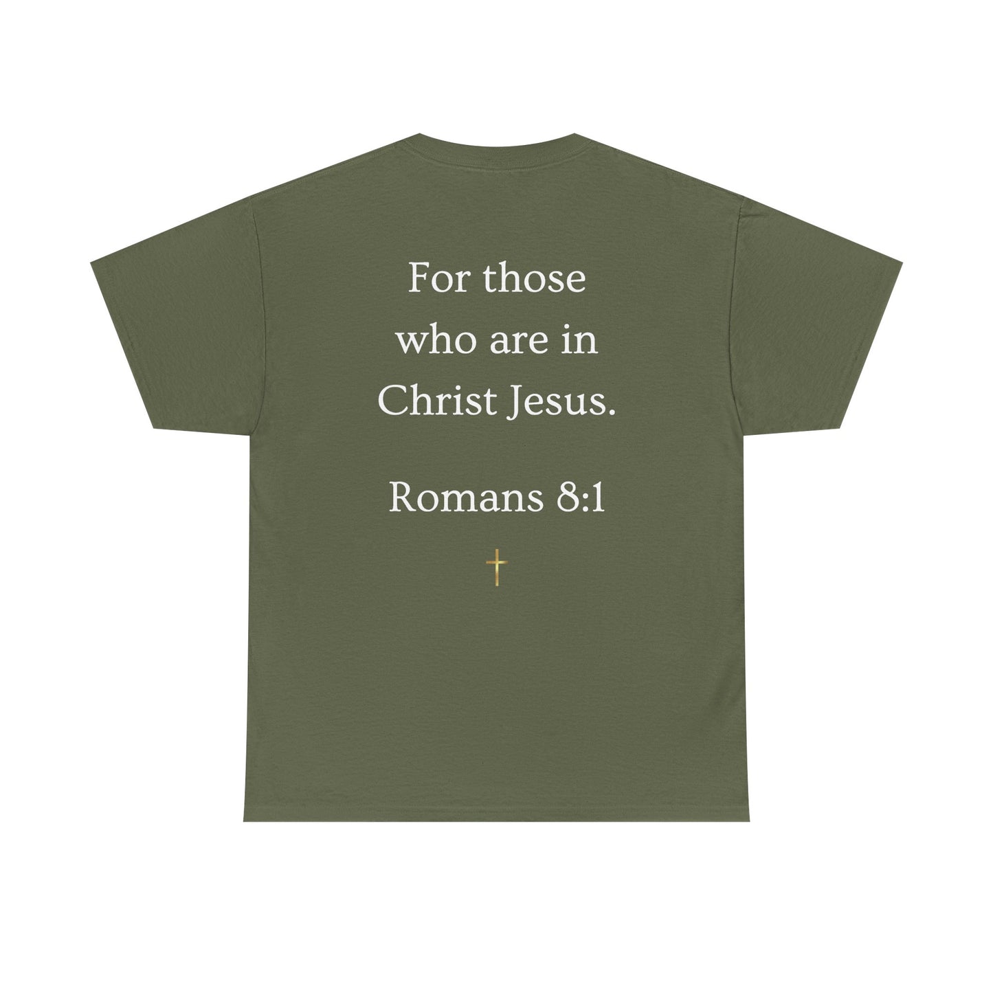 "No Condemnation" Romans 8:1 Bible Verse Shirt