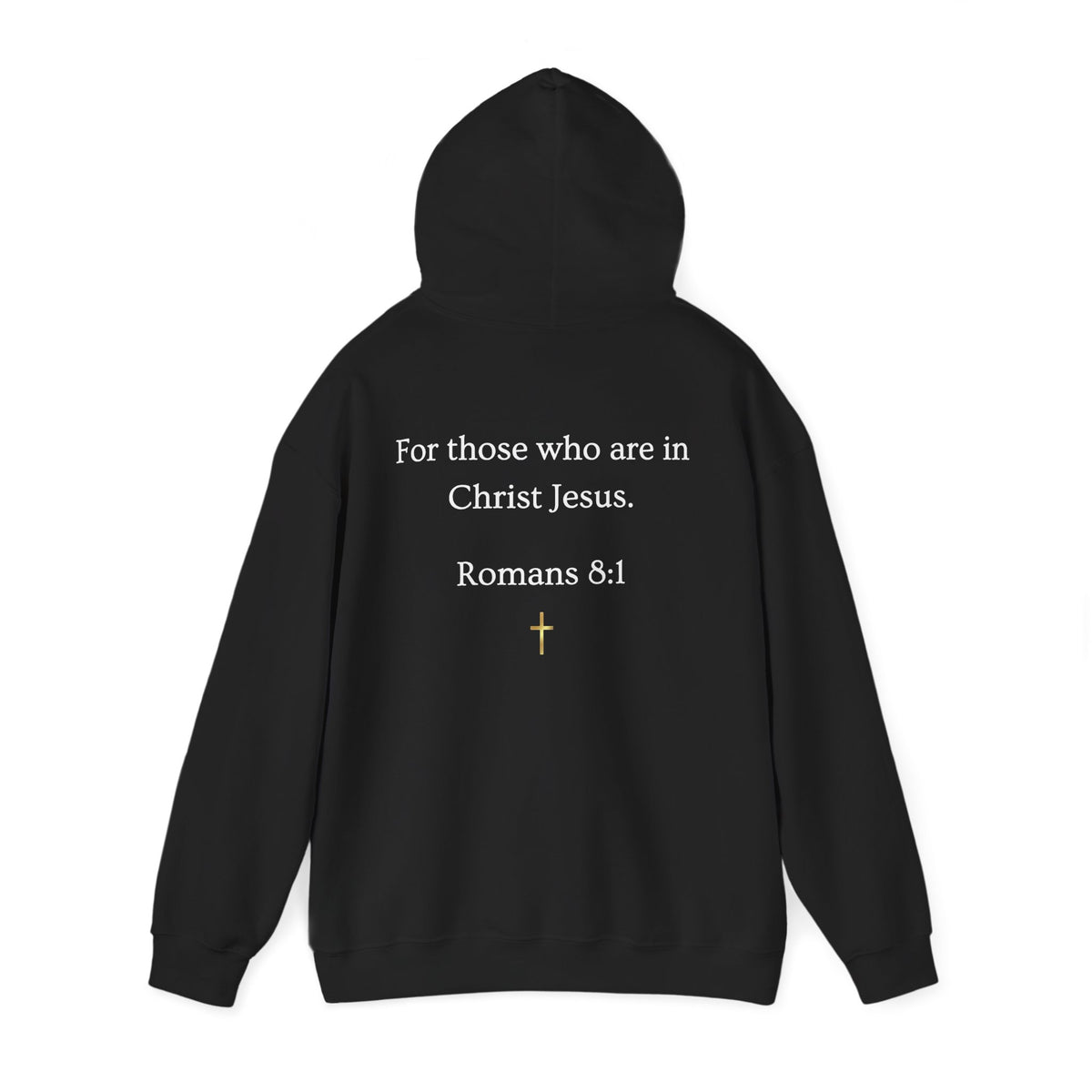 No Condemnation Hoodie — Romans 8:1 Christian Faith Sweatshirt