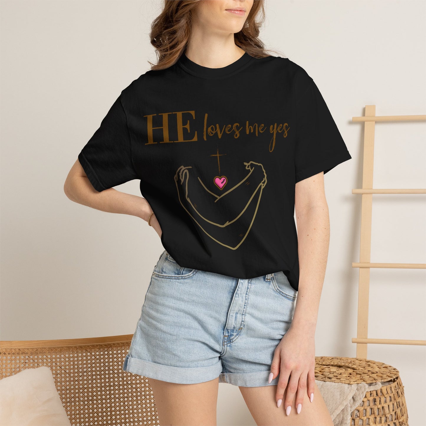HE Loves Me Yes T-Shirt — Graphic Tee
