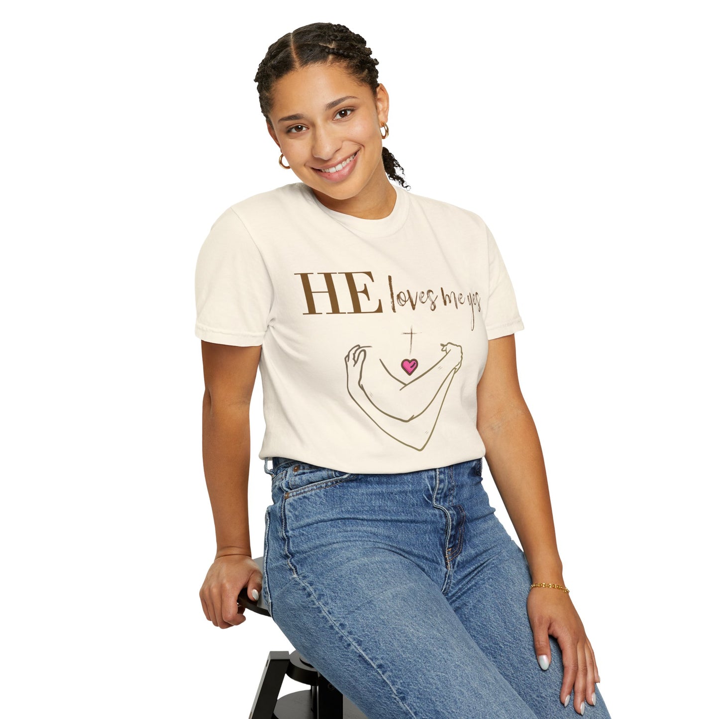 HE Loves Me Yes T-Shirt — Graphic Tee