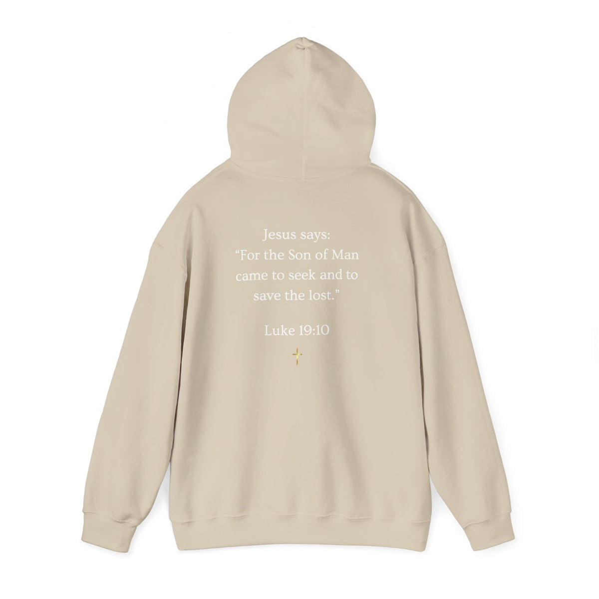Found. Christian Hoodie — Luke 19:10 Faith Pullover