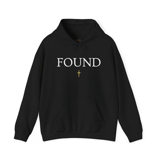 Found. Christian Hoodie — Luke 19:10 Faith Pullover