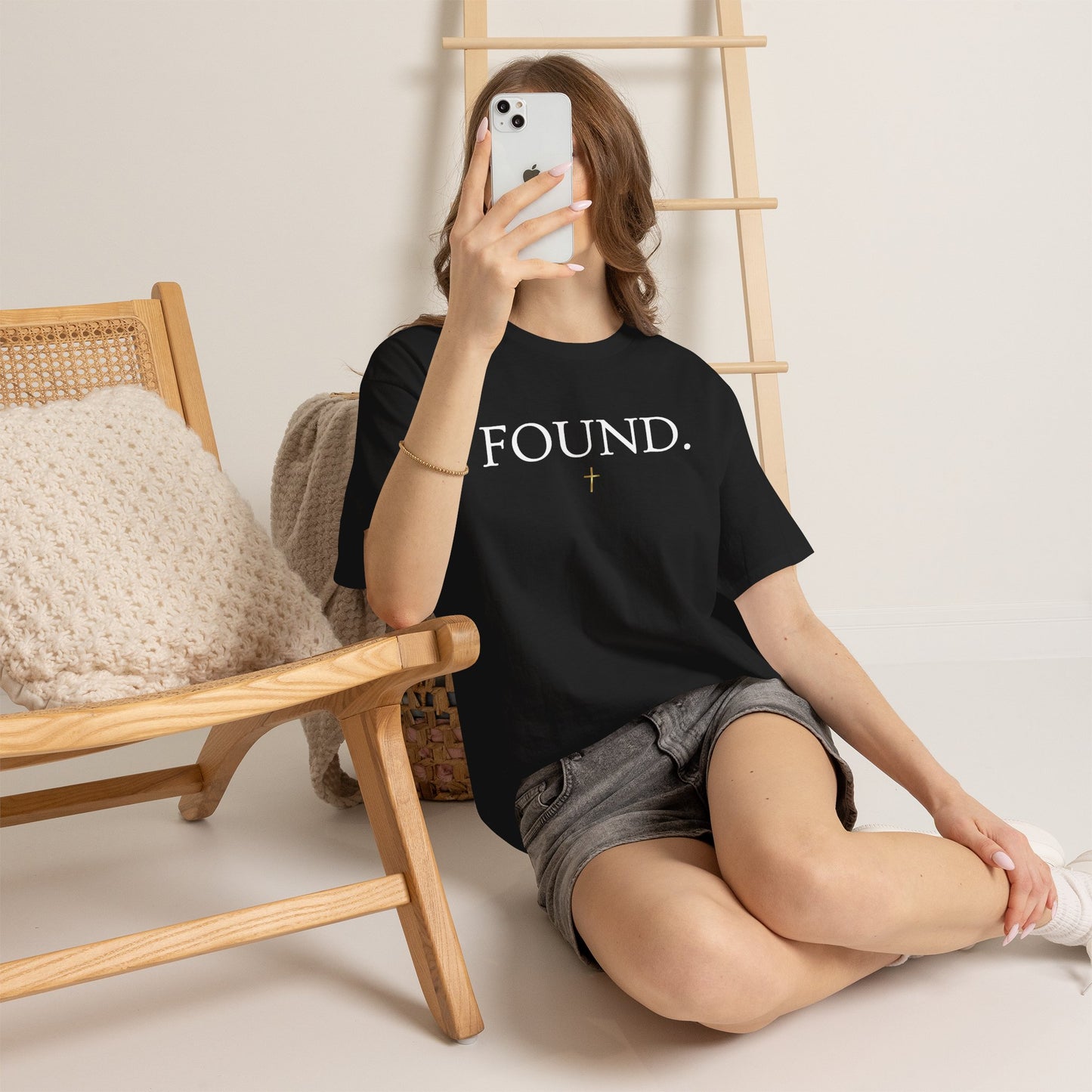 FOUND. Christian T-Shirt — Luke 19:10 Scripture Tee