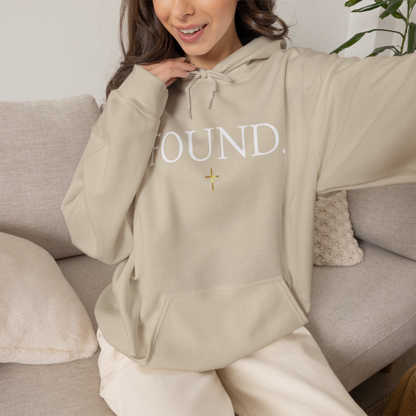 Found. Christian Hoodie — "For the Son of Man...to save the lost" Luke 19:10 Faith Pullover