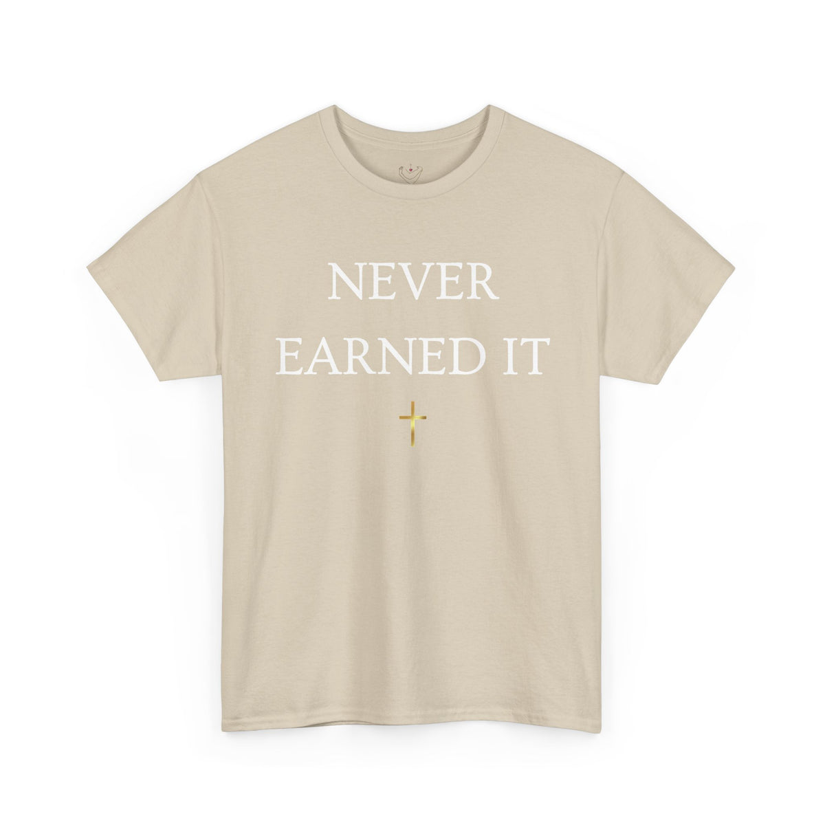 Never Earned It T‑Shirt — Christian Faith Tee with Ephesians 2:8‑9 Verse
